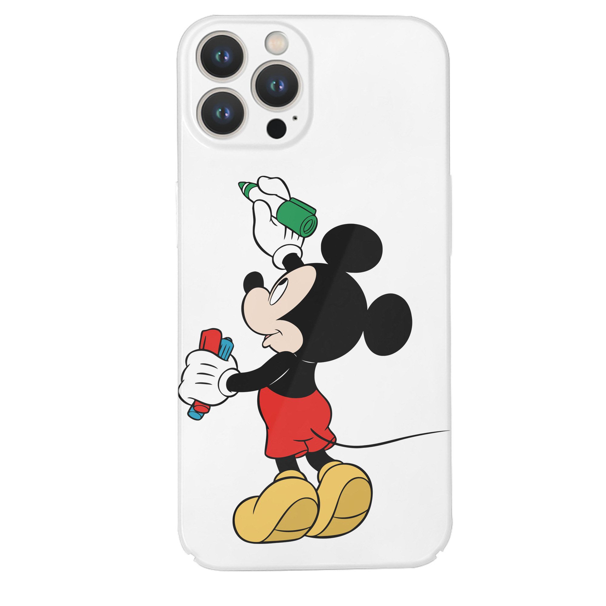 （画像用） ミッキーマウス Mickey Mouse 【iPhone 14シリーズ対応】ハードケース